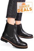 GHETE NEGRE PIELE NATURALA 1S773024