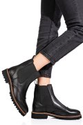 GHETE NEGRE PIELE NATURALA 1S773024