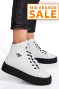 GHETE ALBE PIELE NATURALA 6S7766