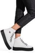 GHETE ALBE PIELE NATURALA 6S7766