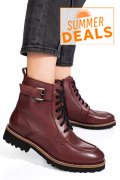 GHETE MARO INCHIS PIELE NATURALA 1S773025