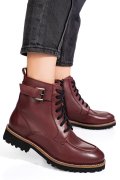 GHETE MARO INCHIS PIELE NATURALA 1S773025