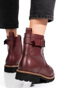 GHETE MARO INCHIS PIELE NATURALA 1S773025