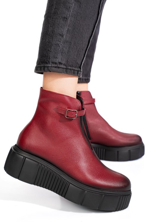 Ghete visinii piele naturala 4s77301