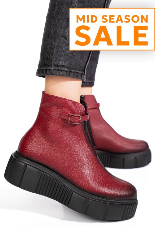 Ghete visinii piele naturala 4s77301