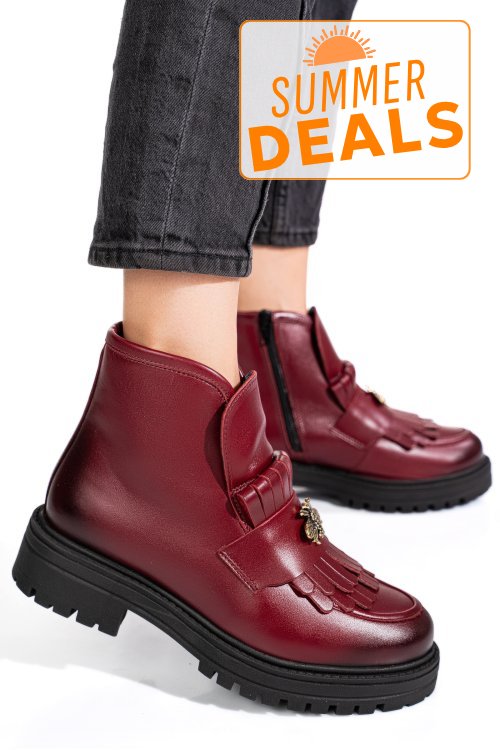 Ghete visinii piele naturala 3s7702