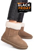 CIZME TAUPE PIELE NATURALA 1S77221