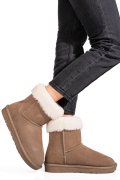 CIZME TAUPE PIELE NATURALA 1S77221