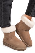CIZME TAUPE PIELE NATURALA 1S77221