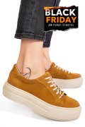 PANTOFI SPORT DAMA PIELE NATURALA INTOARSA MARO 3S77001