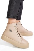 GHETE BEJ PIELE NATURALA 6S7766