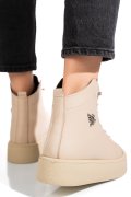 GHETE BEJ PIELE NATURALA 6S7766