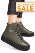 GHETE KHAKI PIELE NATURALA 6S7766