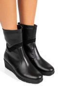 GHETE NEGRE PIELE NATURALA 7S7735