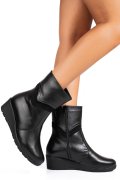 GHETE NEGRE PIELE NATURALA 7S7735
