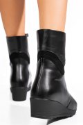 GHETE NEGRE PIELE NATURALA 7S7735