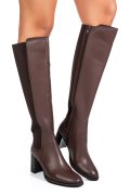 CIZME MARO INCHIS PIELE NATURALA 1S773229