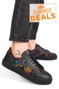 PANTOFI SPORT NEGRI PIELE NATURALA 7S7768