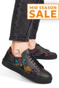 PANTOFI SPORT NEGRI PIELE NATURALA 7S7768