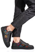 PANTOFI SPORT NEGRI PIELE NATURALA 7S7768