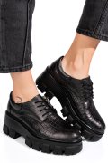 PANTOFI NEGRI CRO PIELE NATURALA 2S77085
