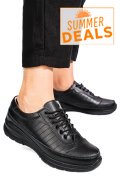PANTOFI SPORT NEGRI PIELE NATURALA FSP0011801