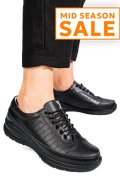 PANTOFI SPORT NEGRI PIELE NATURALA FSP0011801