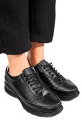 PANTOFI SPORT NEGRI PIELE NATURALA FSP0011801