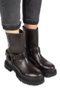 GHETE MARO INCHIS PIELE NATURALA WH404H26