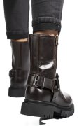 GHETE MARO INCHIS PIELE NATURALA WH404H26