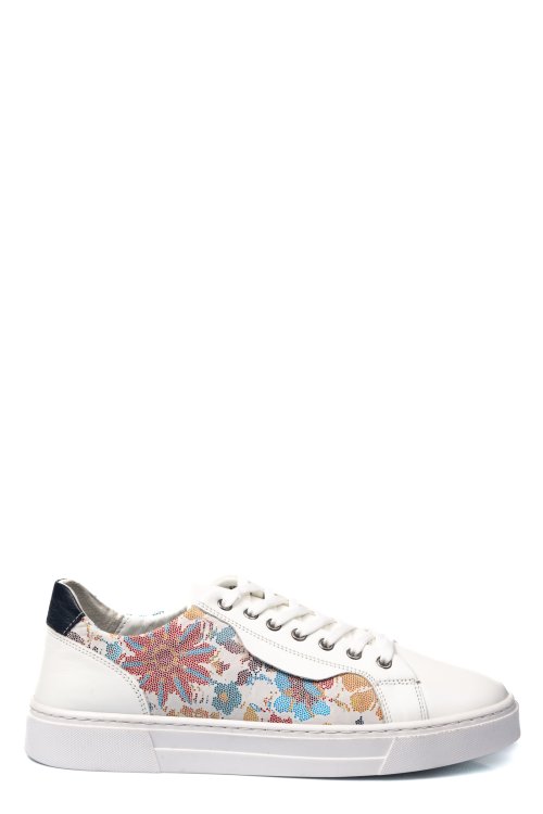 Pantofi sport albi piele naturala 7s7768