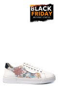 PANTOFI SPORT ALBI PIELE NATURALA 7S7768
