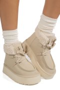 GHETE BEJ PIELE NATURALA INTOARSA US77KB002