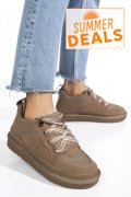 PANTOFI SPORT TAUPE PIELE NATURALA INTOARSA 1S77204