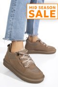 PANTOFI SPORT TAUPE PIELE NATURALA INTOARSA 1S77204