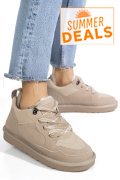 PANTOFI SPORT BEJ PIELE NATURALA INTOARSA 1S77204