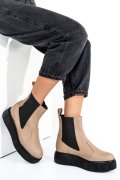 GHETE BEJ PIELE NATURALA 2PC01L