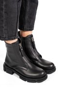 GHETE NEGRE PIELE NATURALA 0PC899