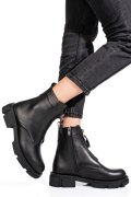 GHETE NEGRE PIELE NATURALA 0PC899