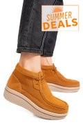 GHETE CAMEL PIELE NATURALA INTOARSA 0SP585