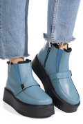GHETE ALBASTRE PIELE NATURALA TSP6078