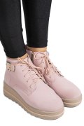 GHETE ROZ PIELE NATURALA INTOARSA 2SP0211A