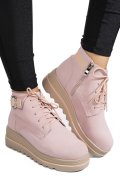 GHETE ROZ PIELE NATURALA INTOARSA 2SP0211A