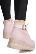 GHETE ROZ PIELE NATURALA INTOARSA 2SP0211A