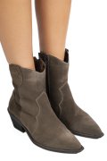 GHETE KHAKI PIELE NATURALA INTOARSA 4S7787