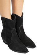CIZME NEGRE PIELE NATURALA INTOARSA 4S7787