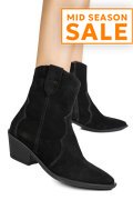 CIZME NEGRE PIELE NATURALA INTOARSA 4S7787