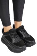 PANTOFI SPORT NEGRI PIELE NATURALA FSP001875