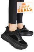 PANTOFI SPORT NEGRI PIELE NATURALA FSP001875
