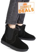 CIZME NEGRE PIELE NATURALA IS771421